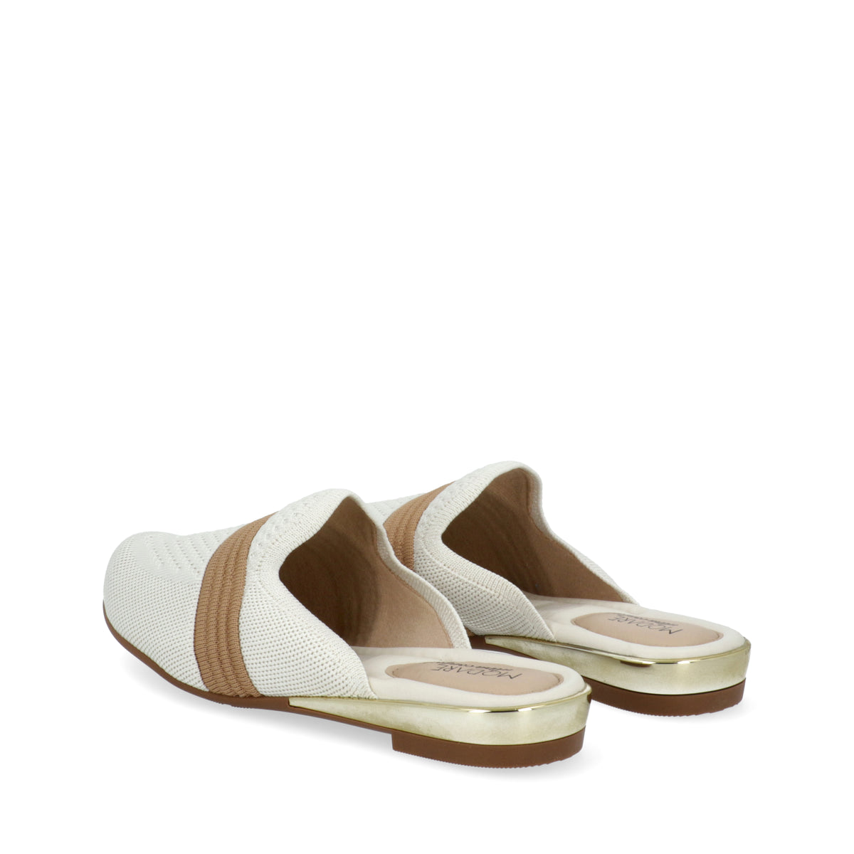 MODARE MULE LOAFERS 7505.333.31533 en color Blanco/Camel - vista 4