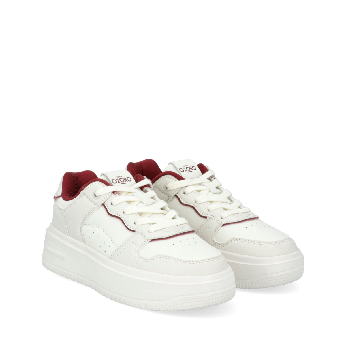 CAPA DE OZONO TENIS 672203 en color Latte/Vino - vista 2