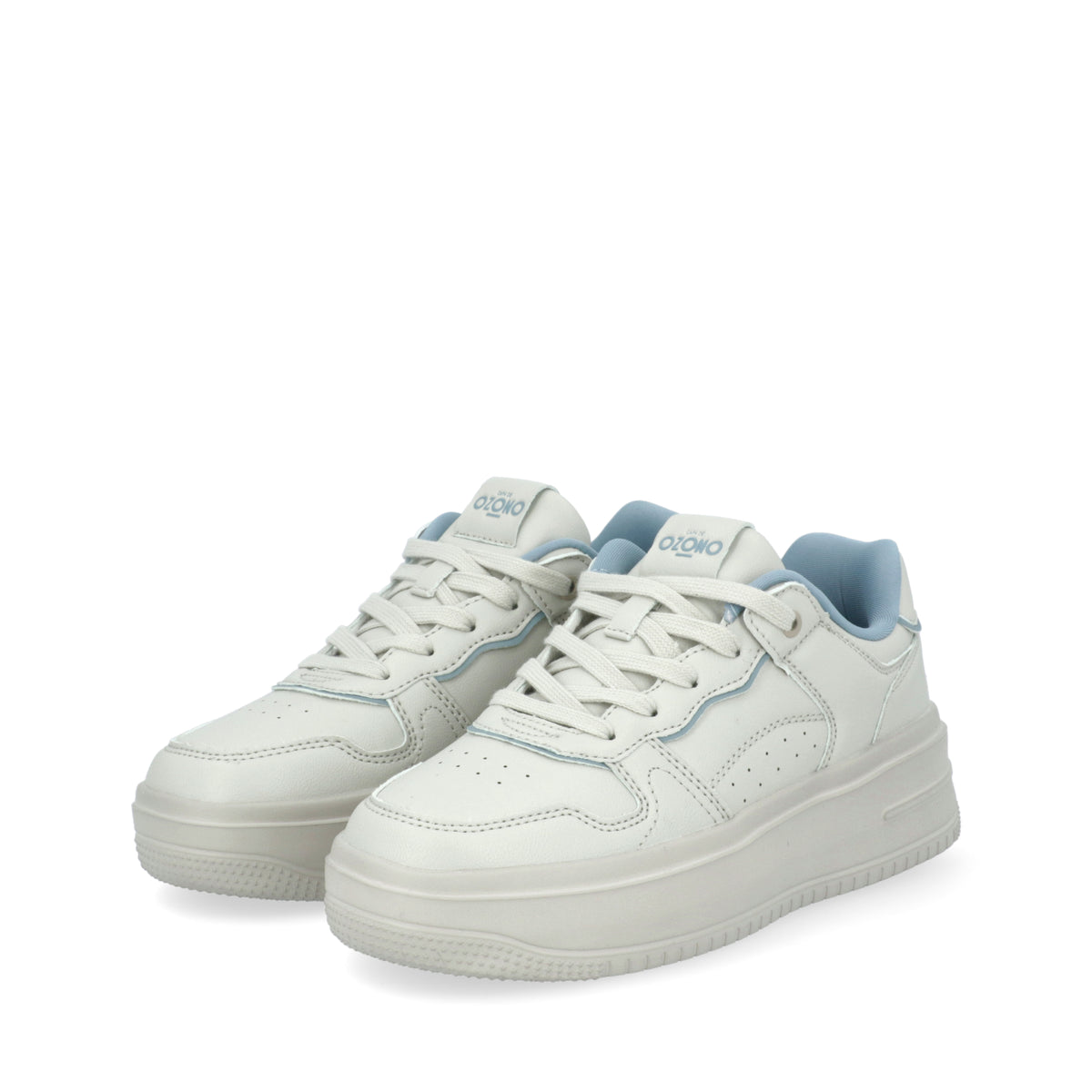 CAPA DE OZONO TENIS 672203 en color Yeso/Azul - vista 3